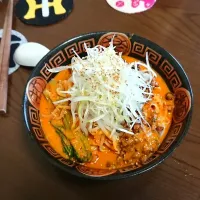 Snapdishの料理写真:激辛、濃厚担々麺(^^)|nabeさん