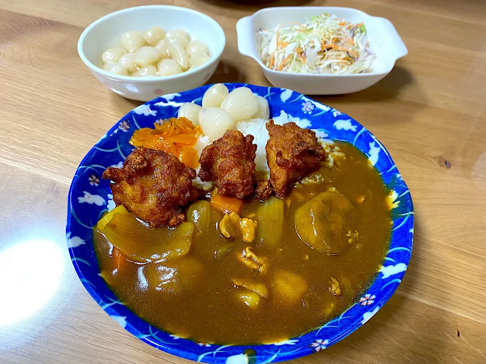 唐揚げカレー🍛|yumikoさん