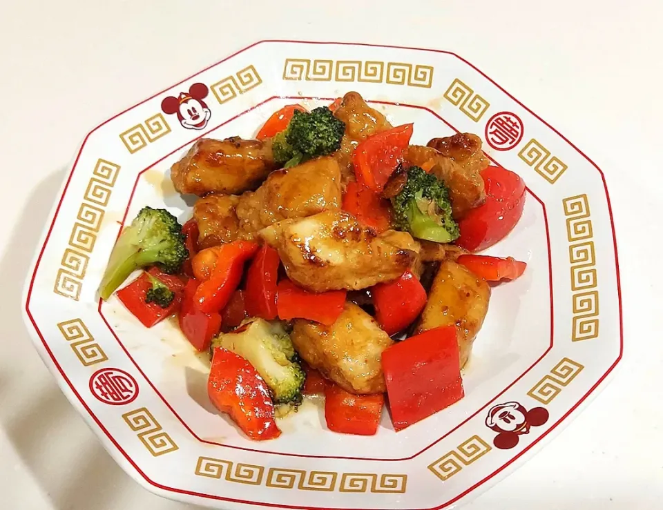 鶏肉とパプリカの甘酢炒め|sayさん