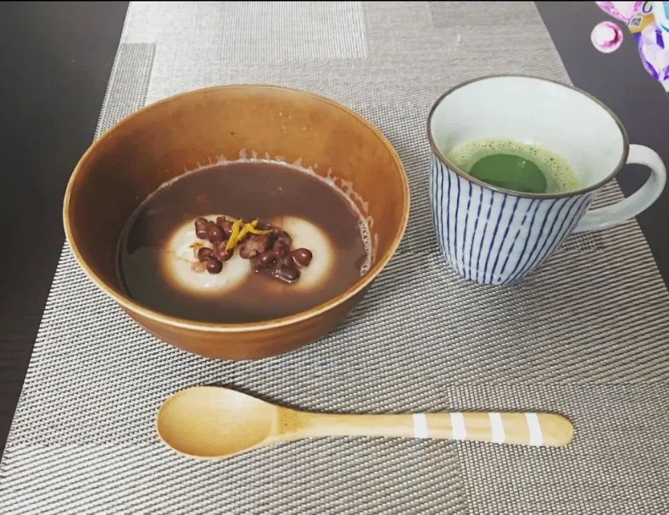 鏡開きの日 なので ぜんざいで
いただきました😋|ガララさん