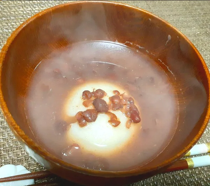 鏡開きのお餅でぜんざい🍜|びせんさん