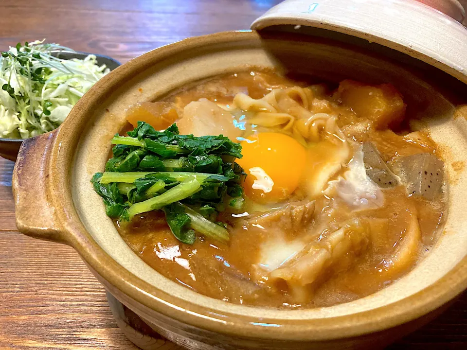 Snapdishの料理写真:手打ち麺でほうとう|n_nさん