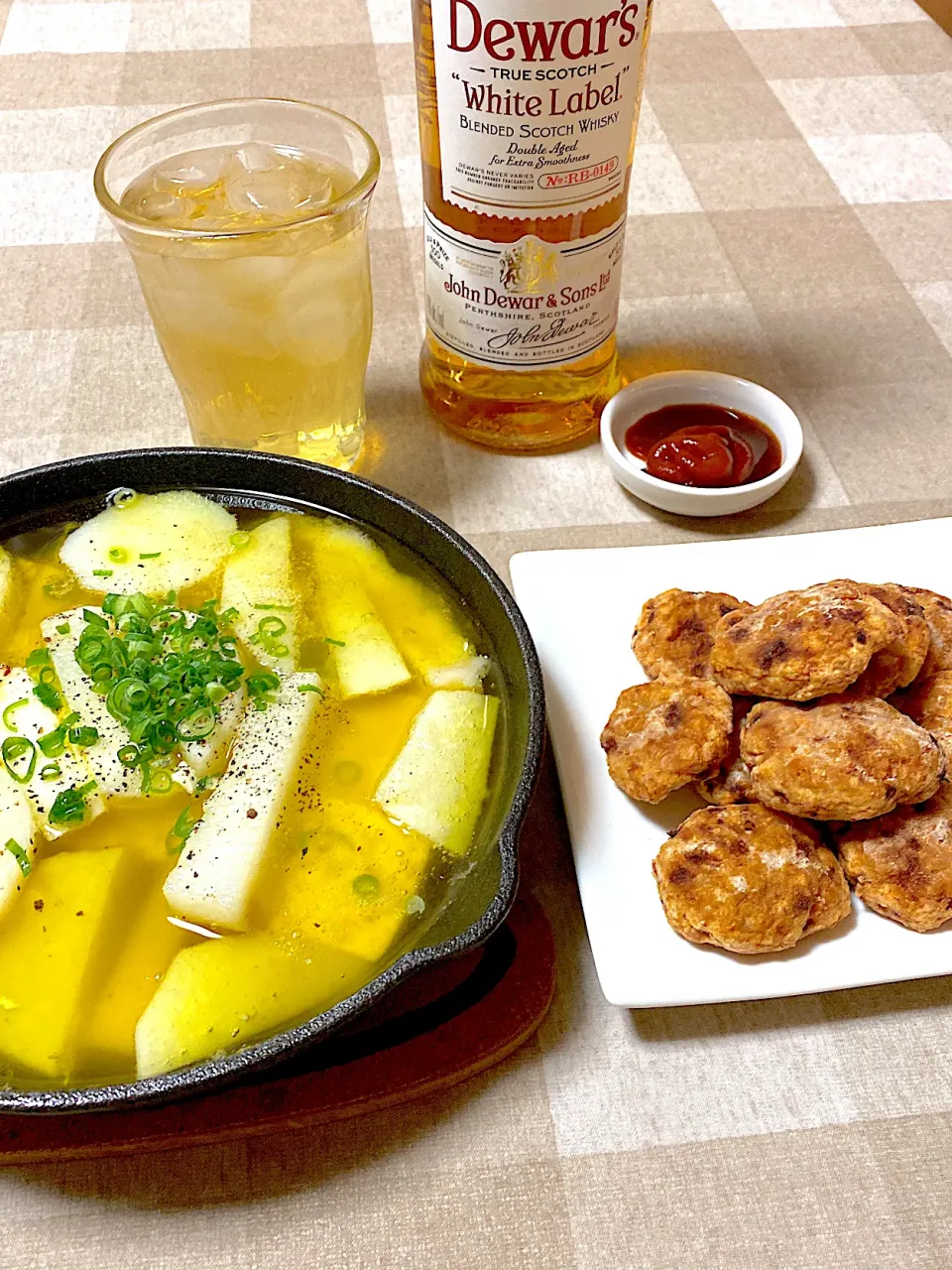 豆腐とお餅のアヒージョと豆腐ナゲット|まっさんさん