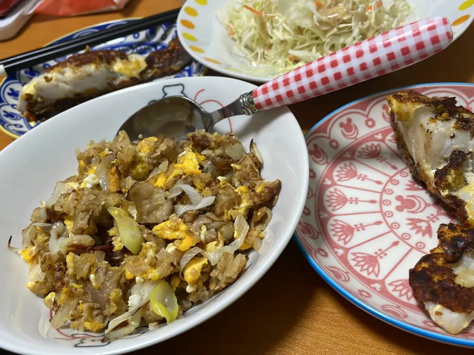 Snapdishの料理写真:オートミールチャーハン|しょーごさん