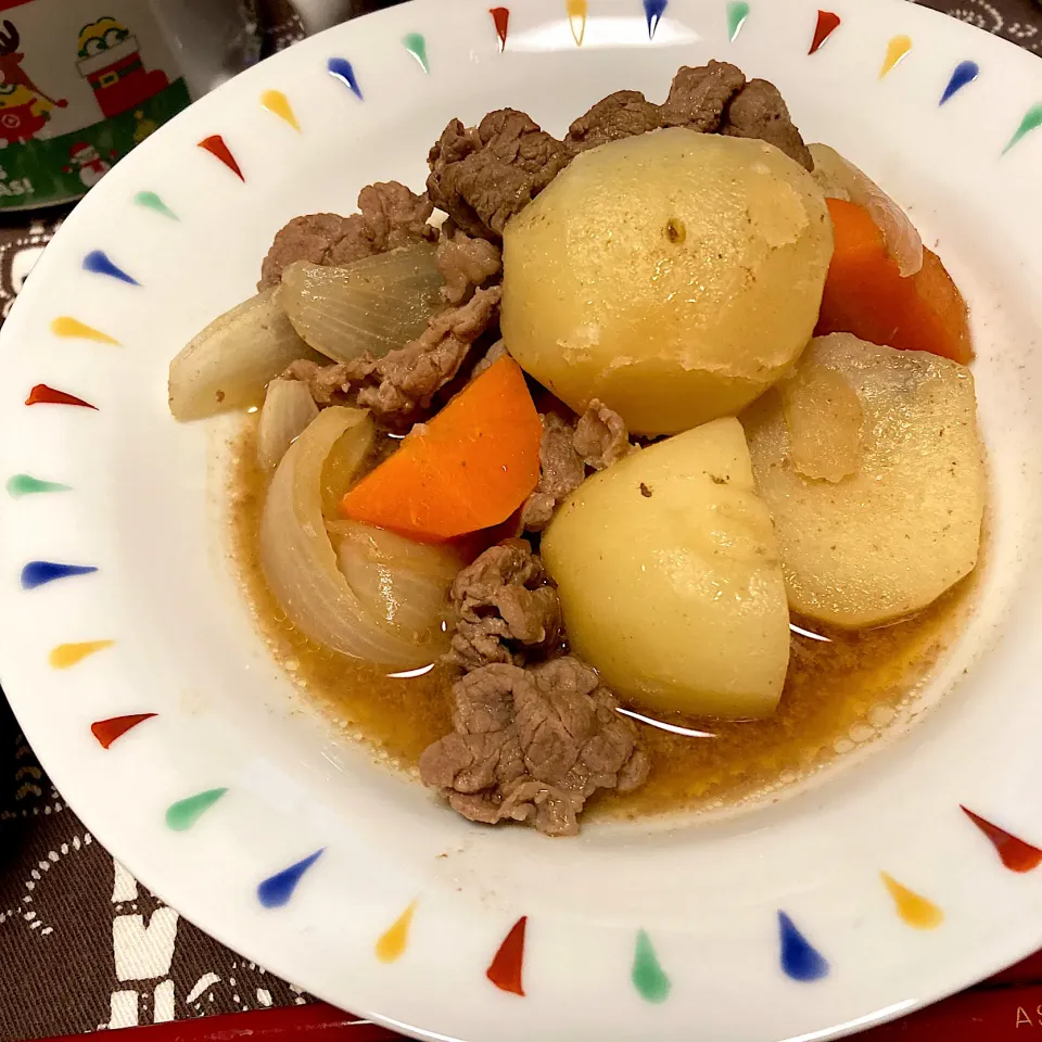 糀甘酒で肉じゃが|あさかさん