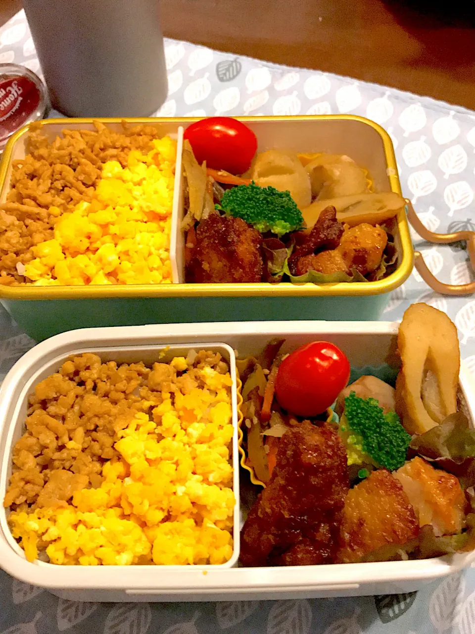 2022.1.12  ＊今日のお弁当＊そぼろ丼＆里芋の煮物＊|rinrin*mama*さん