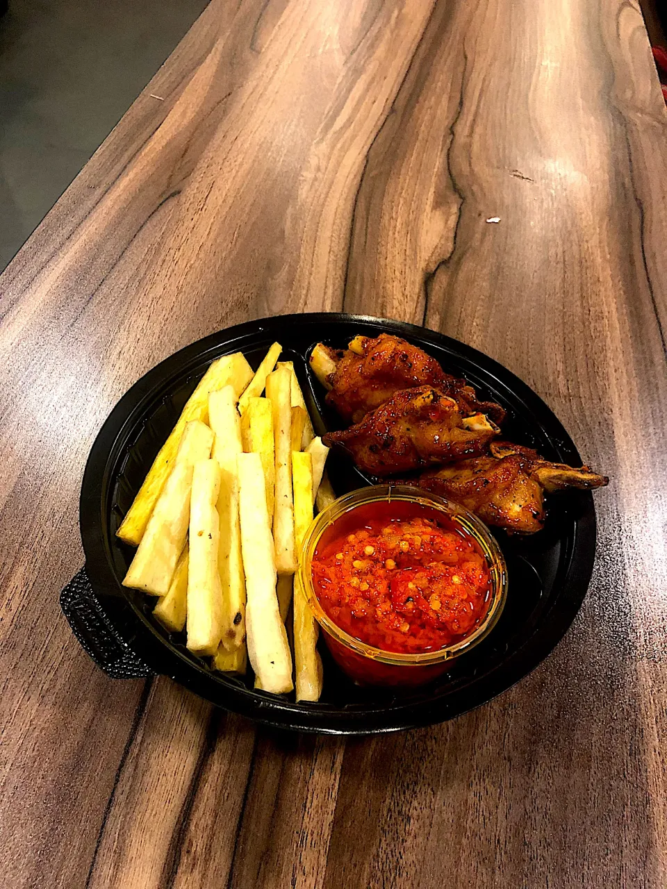 Yam Fries, Pepper Sauce & Grilled Turkey|chef.rejさん