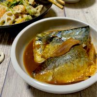 イチロッタさんの料理 『さばの味噌煮』✨✨✨脂の乗った済州島のサバだよ。😉