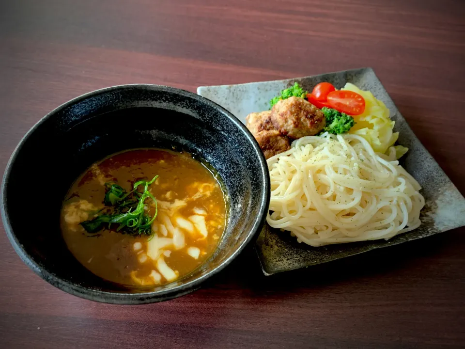 手作りハンバーグのチーズカレーつけ麺|半田手延べそうめんの店 阿波や壱兆さん