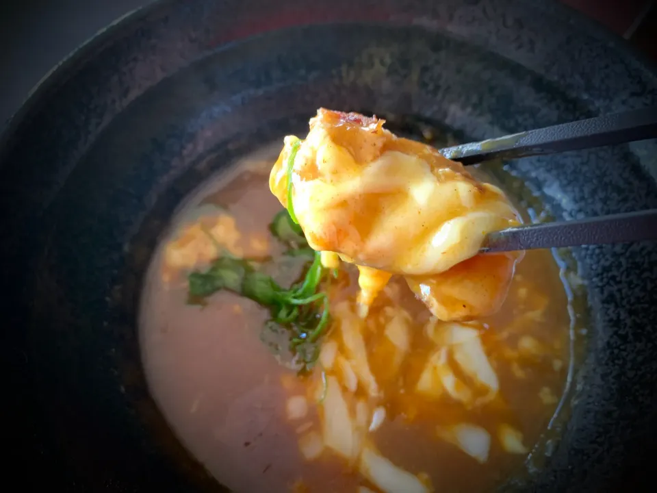 手作りハンバーグのチーズカレーつけ麺|半田手延べそうめんの店 阿波や壱兆さん