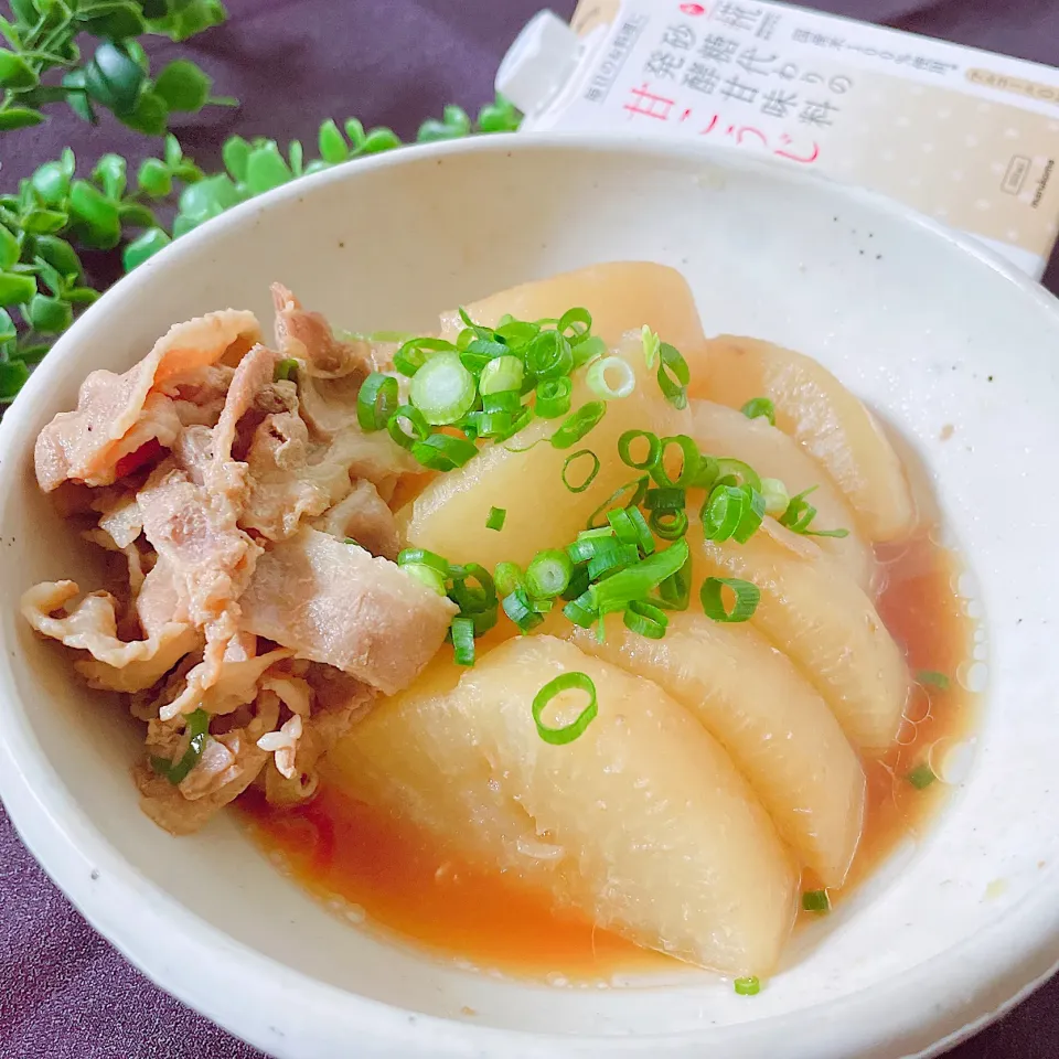 甘こうじで大根と豚バラの煮物|オーロラさん