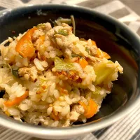 韓国風牛そぼろ炊き込みご飯