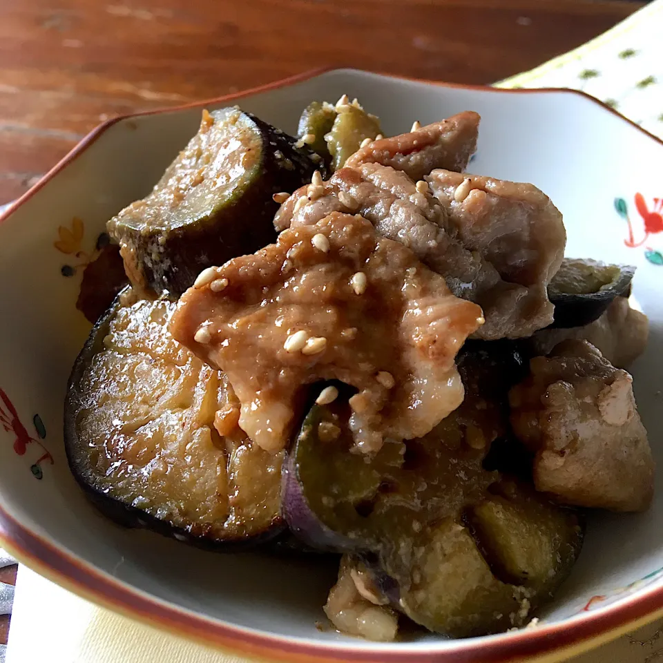 豚肉と茄子の甘酒煮|nainaiさん