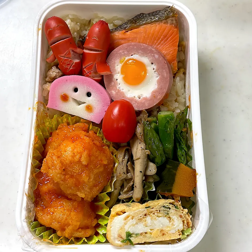 Snapdishの料理写真:2022年1月14日　オレ弁当♪|クッキングおやぢさん