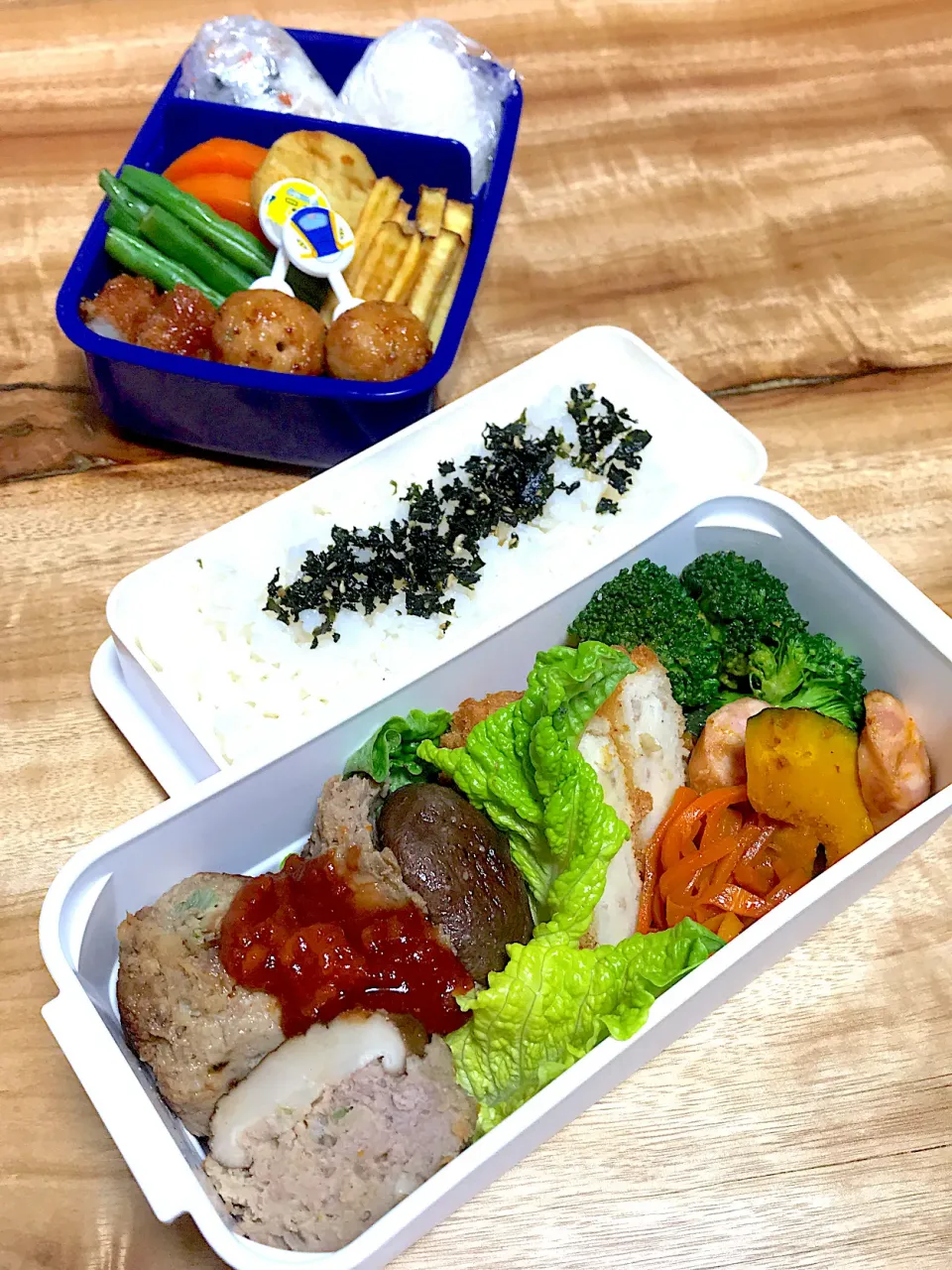 椎茸の肉詰め弁当|二キィさん