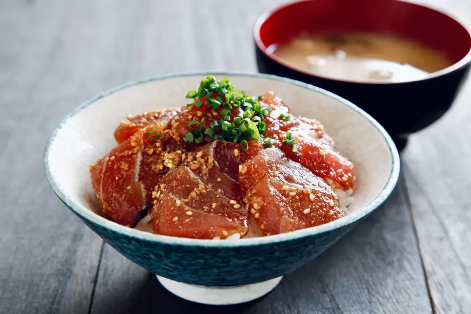 鮪のすりゴマ漬け丼|マユマユさん