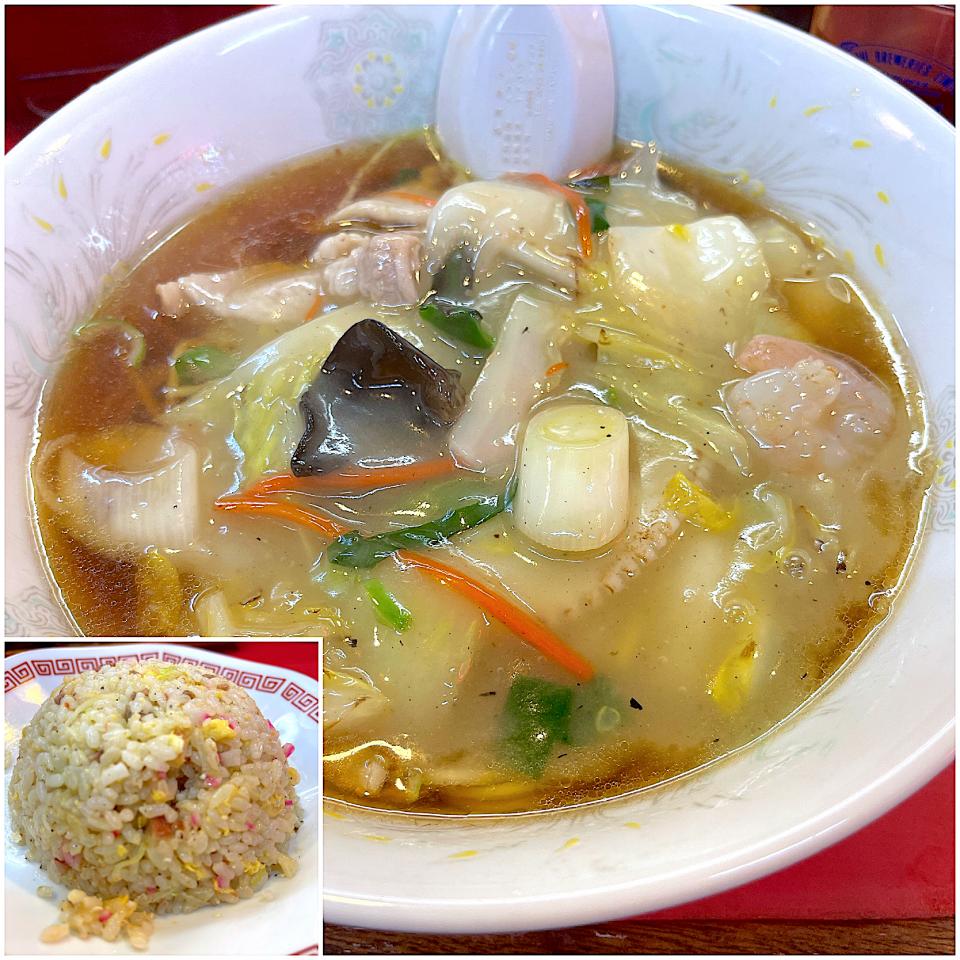 半チャン広東麺@健楽(月島)