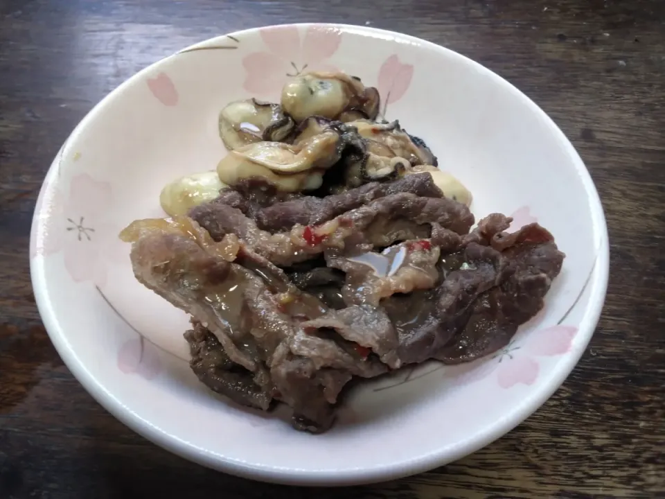 牡蠣と牛肉のしぐれ煮風|にんにくと唐辛子が特に好き❤️(元シャリマー)さん