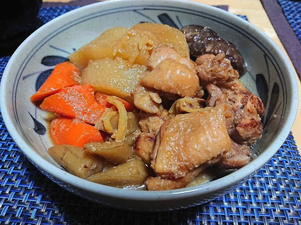 鳥ももと根菜の甘酒煮|梟姉さんさん