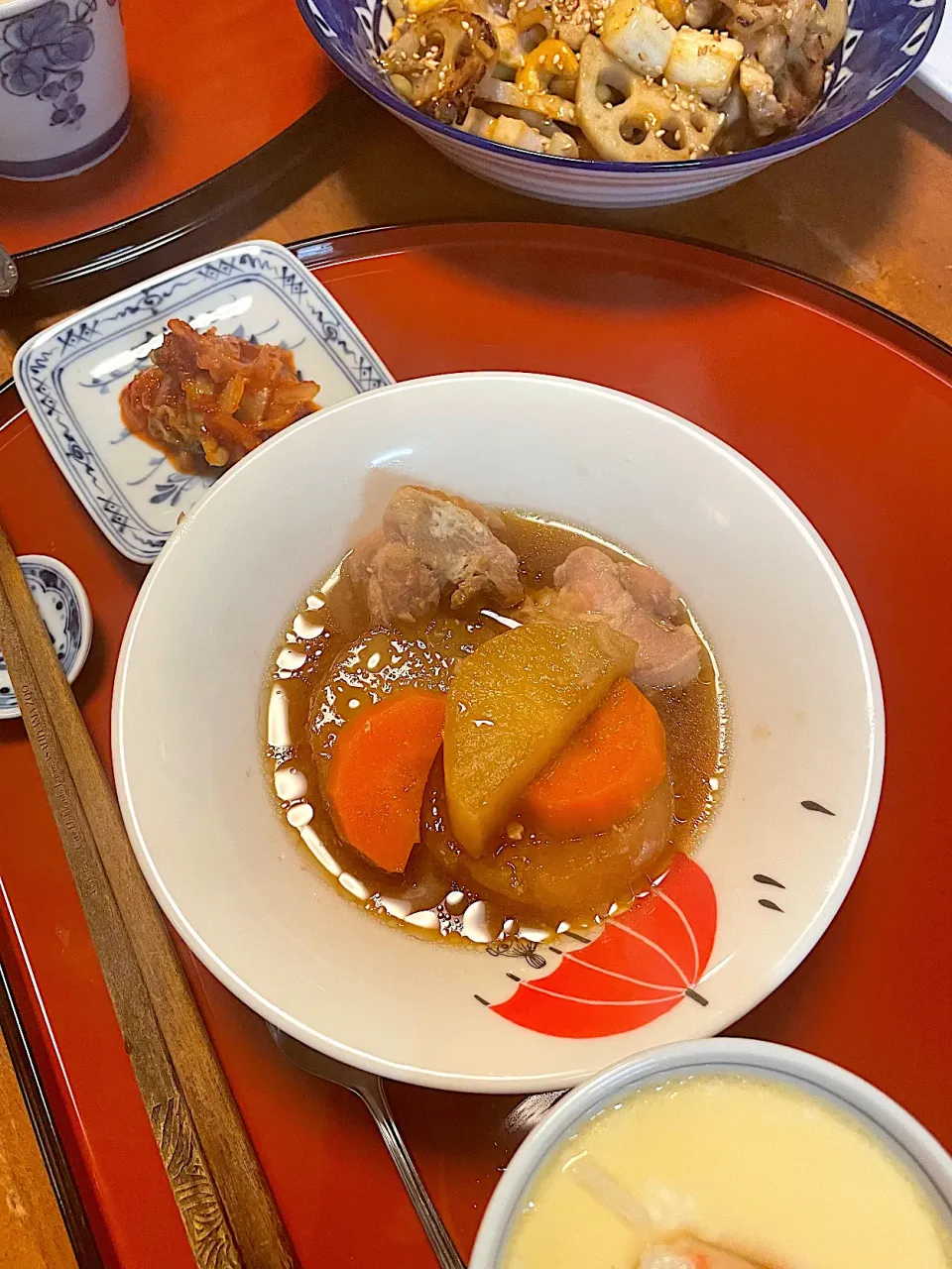 Snapdishの料理写真:大根と鶏肉の甘酒煮|パンプキンさん