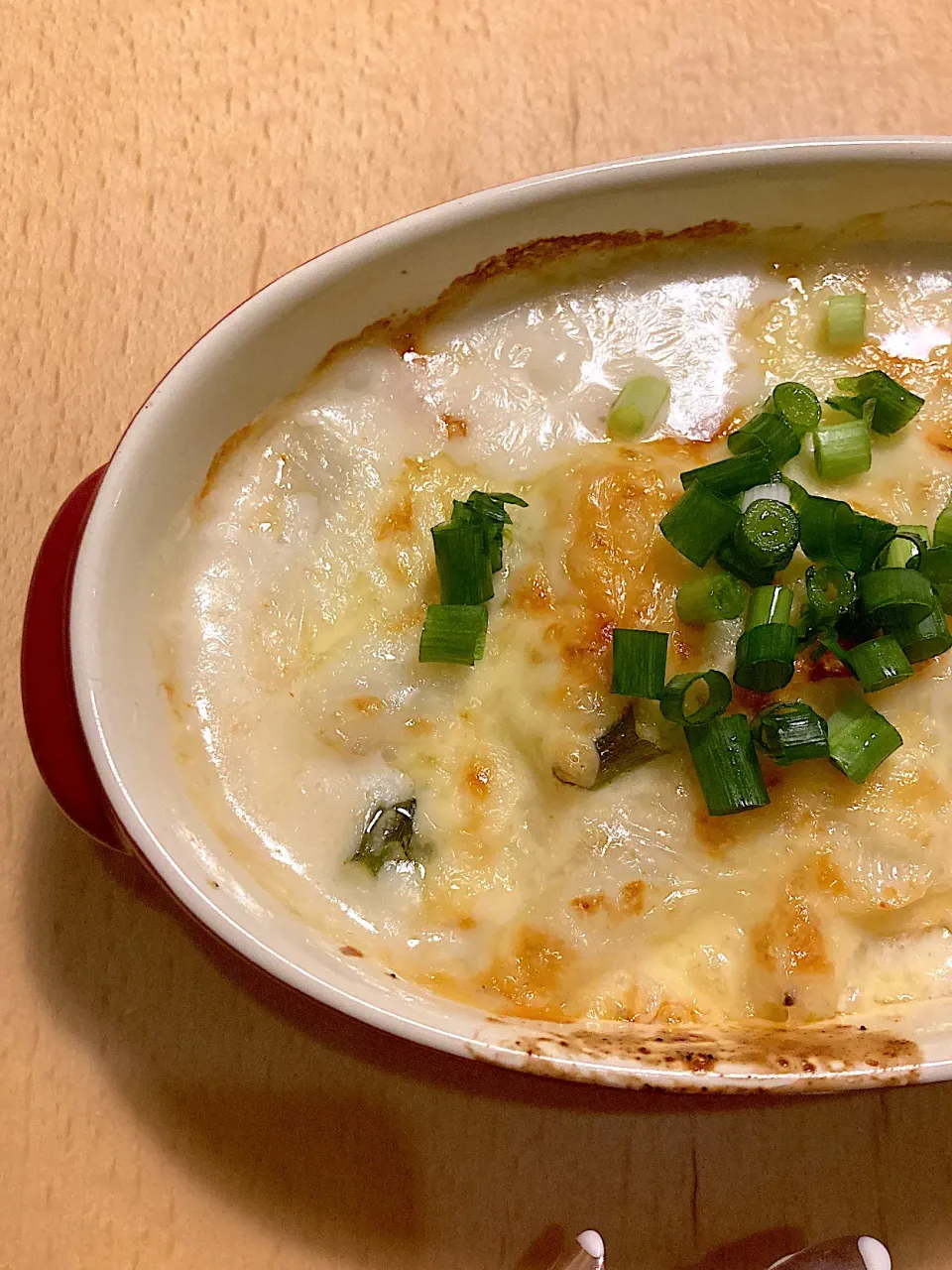 明太子とお豆腐山芋の和風グラタン|まなさん