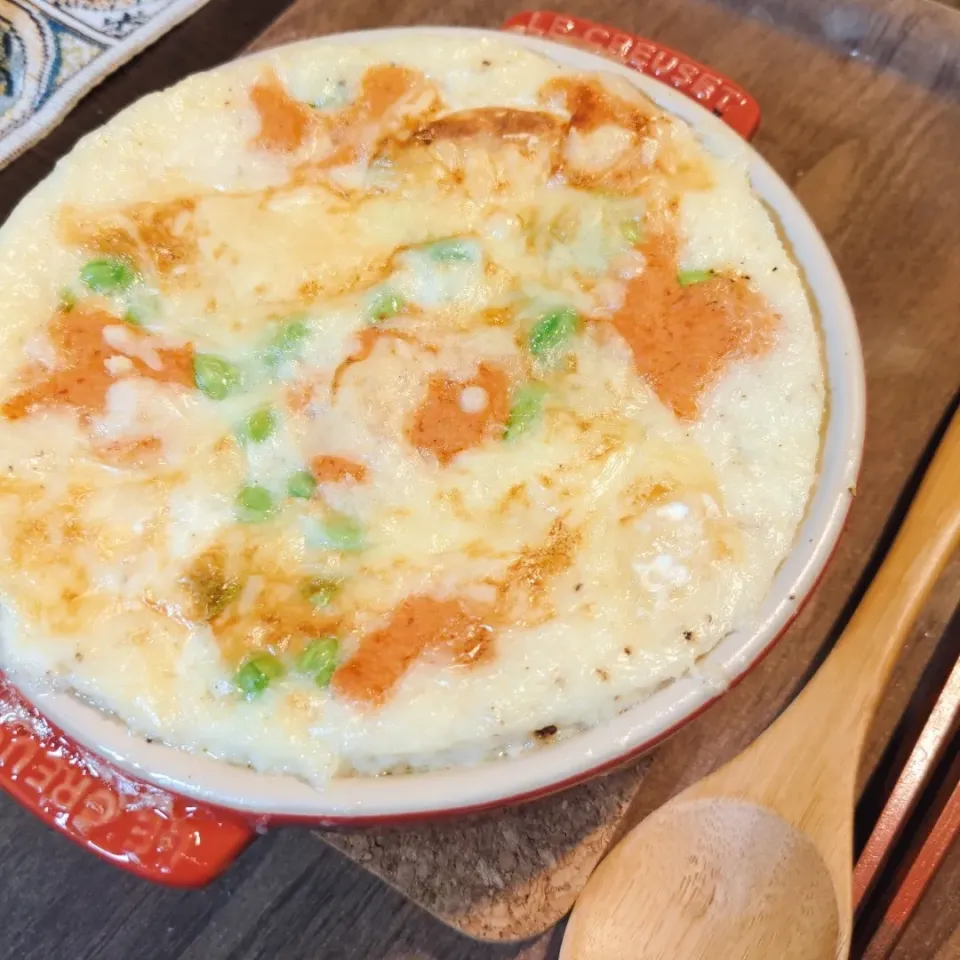 餅明太入り山芋グラタン|いくさん