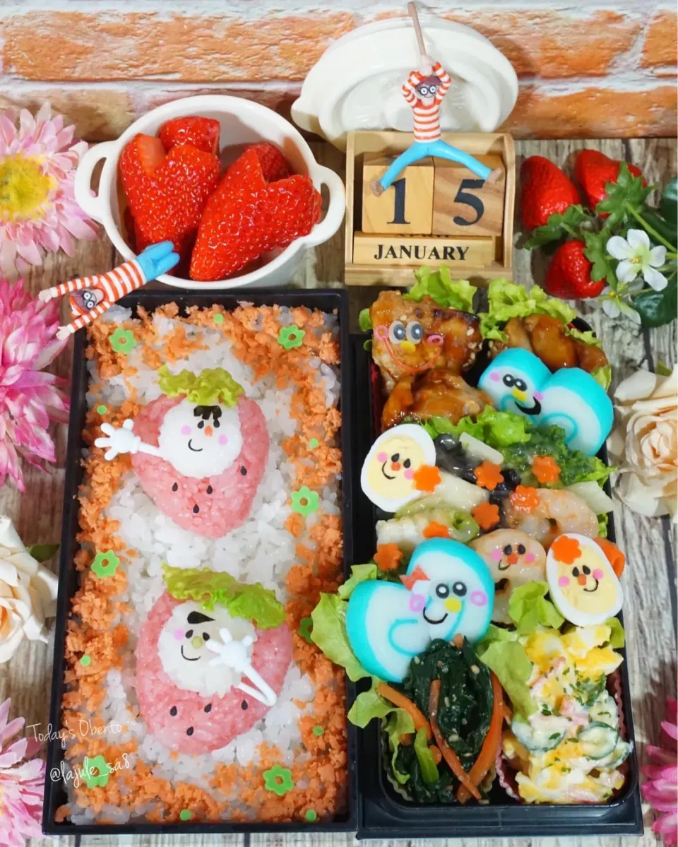 いちご🍓ぉ弁当|La-Jule Sa8さん