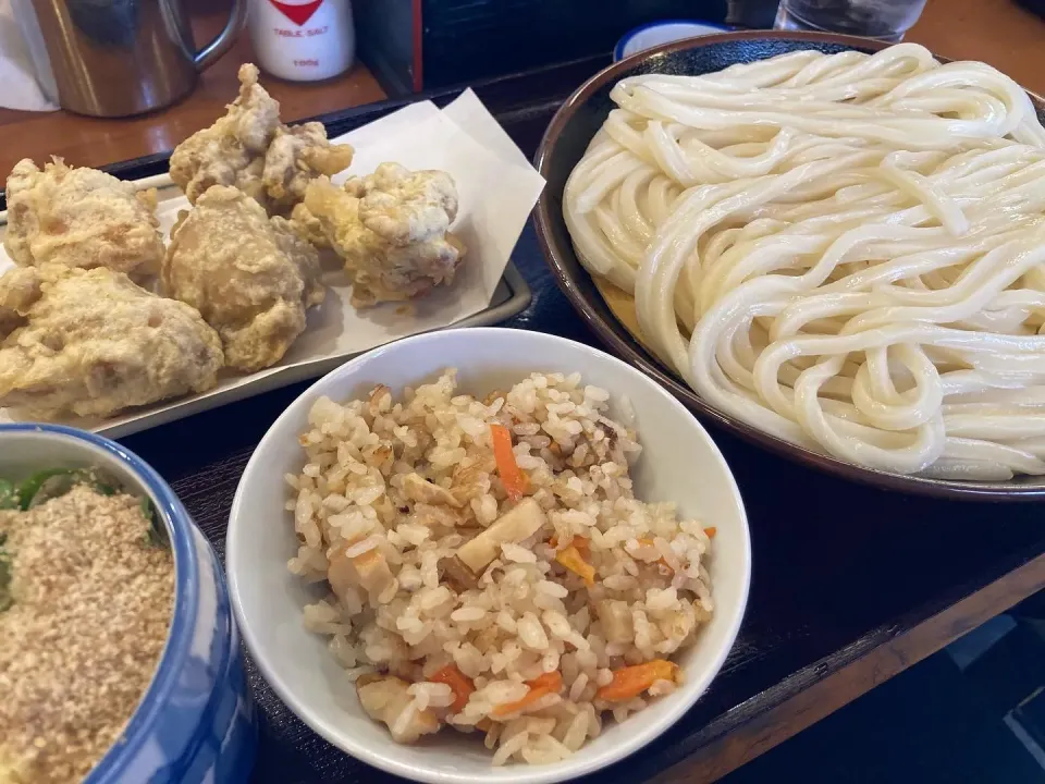 かしわ天ざるとかやくご飯のセット|buhizouさん