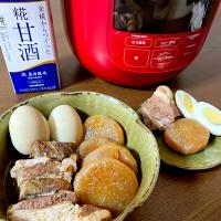 マルコメ キッチンさんの料理 【イベントレシピ】豚バラ大根の甘酒煮を旧シロカで。