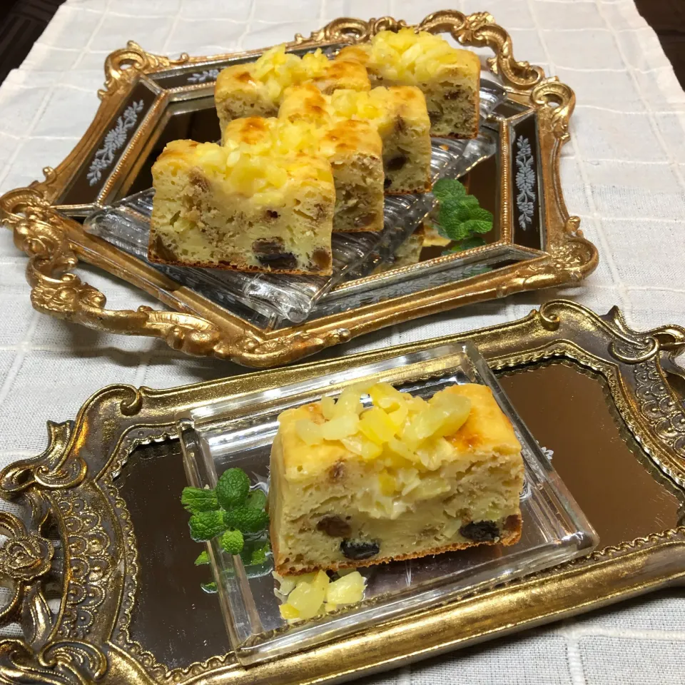 henryさんの料理 パイナップルコンポート甘こうじパウンド🍍|henryさん