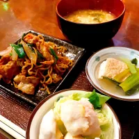 焼きそば定食|さくちゃんさん