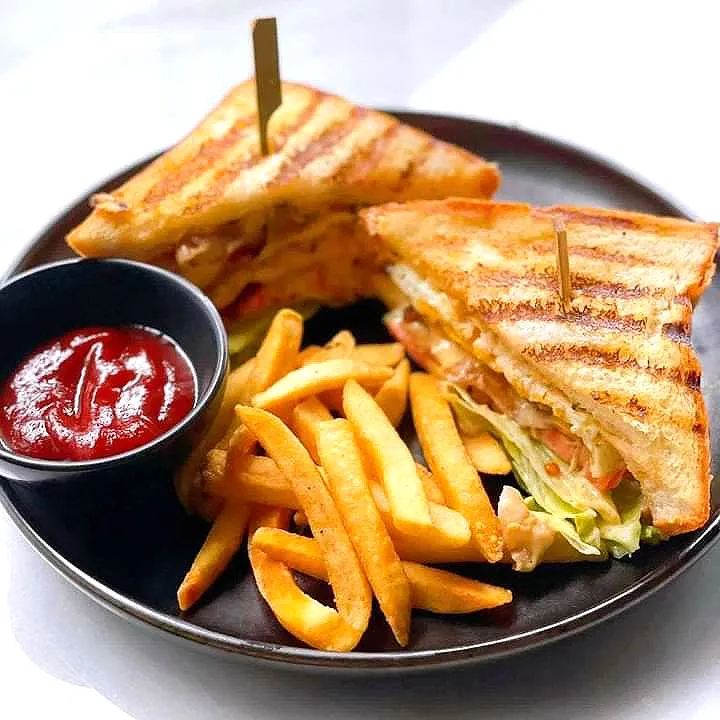 chan chicken cheese club sandwich|chef chanさん