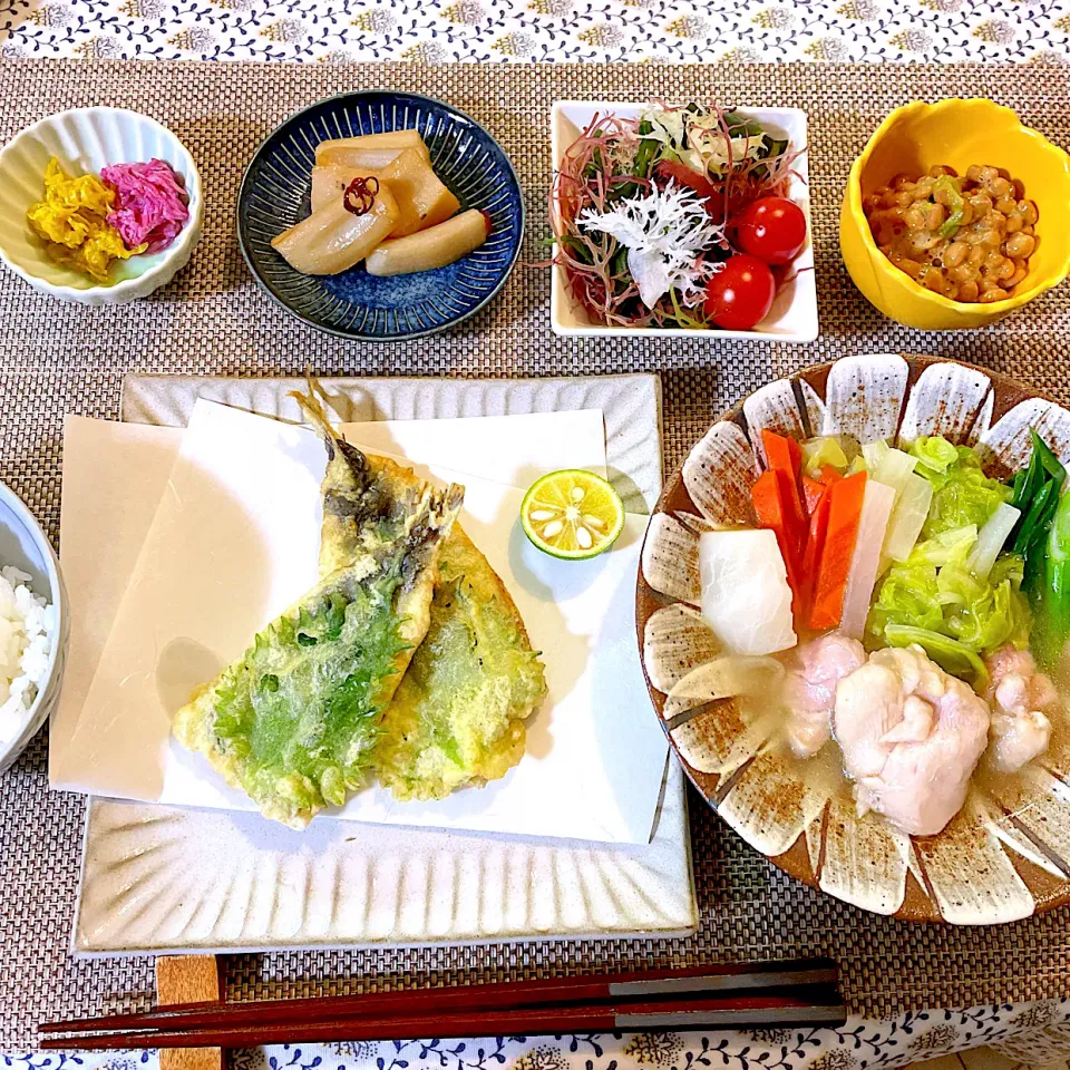 鰯の天ぷら、治部煮風|reliさん