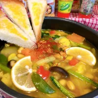 野菜たっぷり❣️『ダイエットパエリア🥘』|ひつじのひとりごとさん