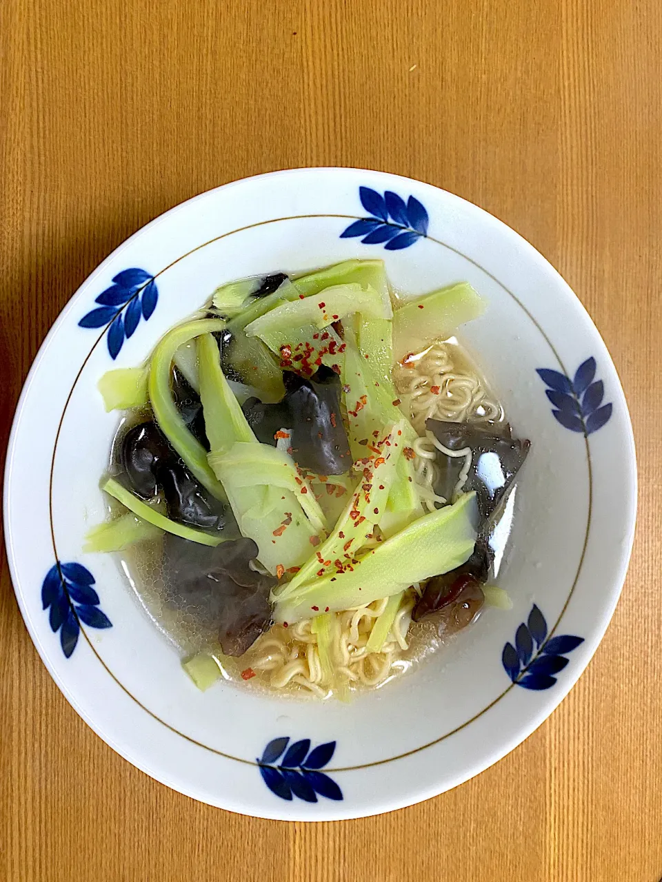 岐阜タンメン🍜具は全然ちがうけど😄ブロッコリーの茎ときくらげ🌼|1614さん