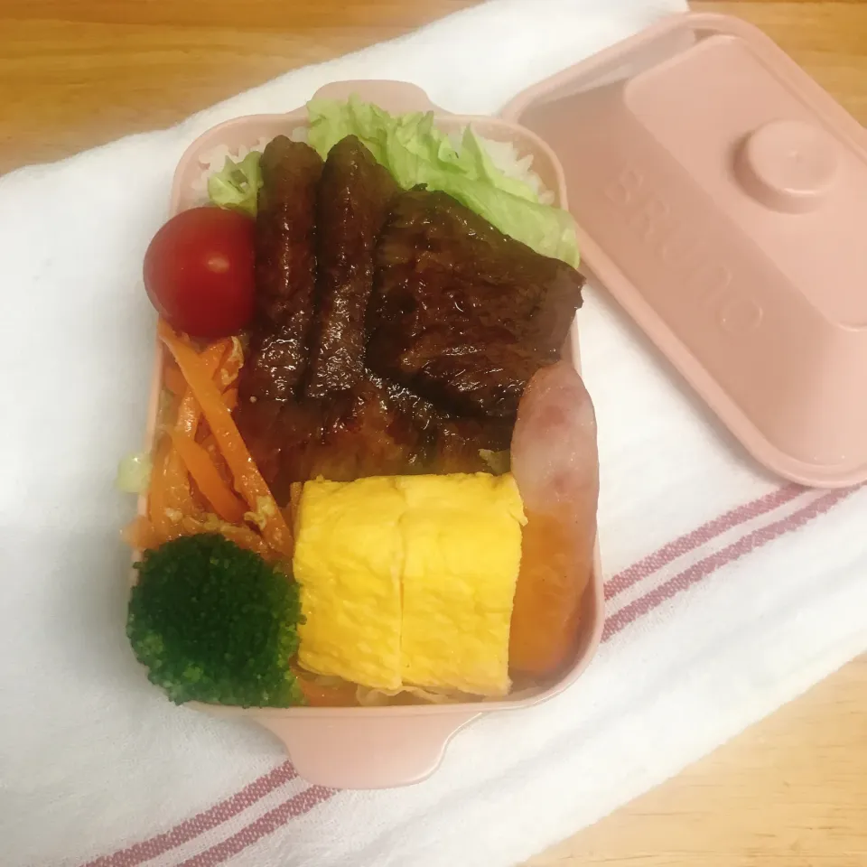 Snapdishの料理写真:三男男子中学生弁当・塾弁|mickyさん