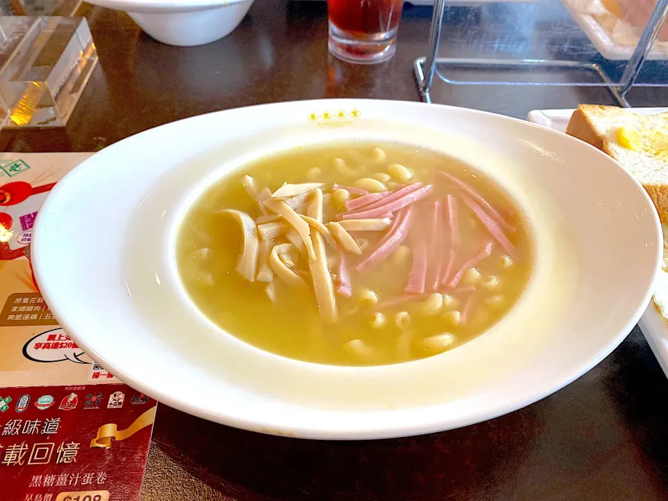 Shredded squid and ham with macaroni|skyblueさん