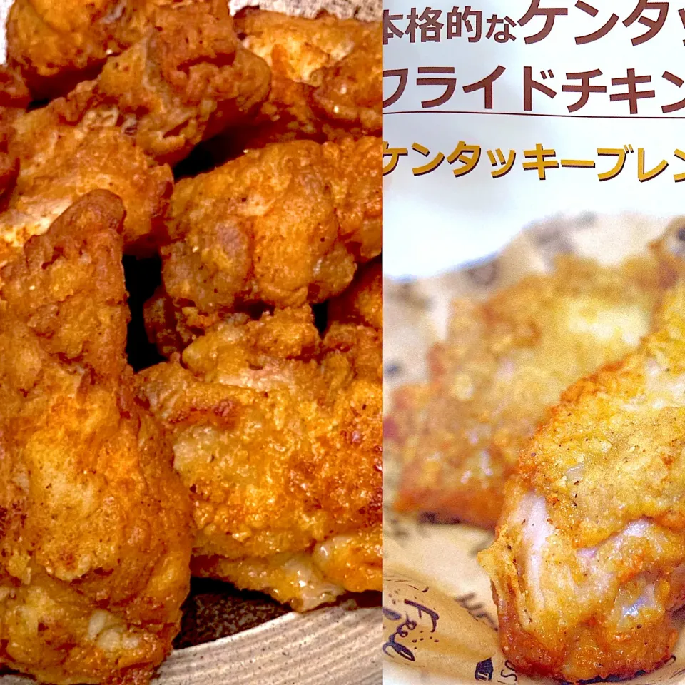 おウチで出来ちゃう♬ケ◯タッキー🍗好きにはたまらんです！この粉、再現性ヤバイ笑|ジョニーさん