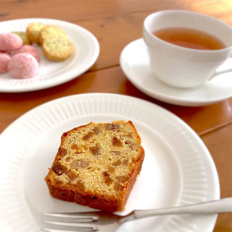 イチヂクと胡桃のパウンドケーキ♪|ましてさん