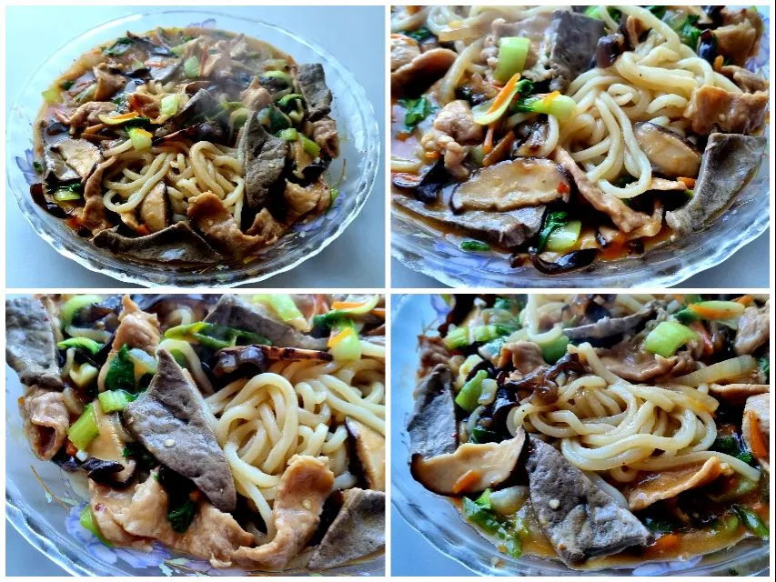 猪肝炒面 - noodles with liver, pork and vegetables|steven z.y.さん