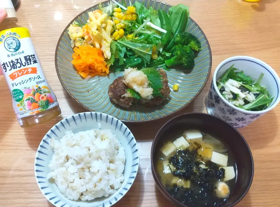 おろしハンバーグ定食|みんさん