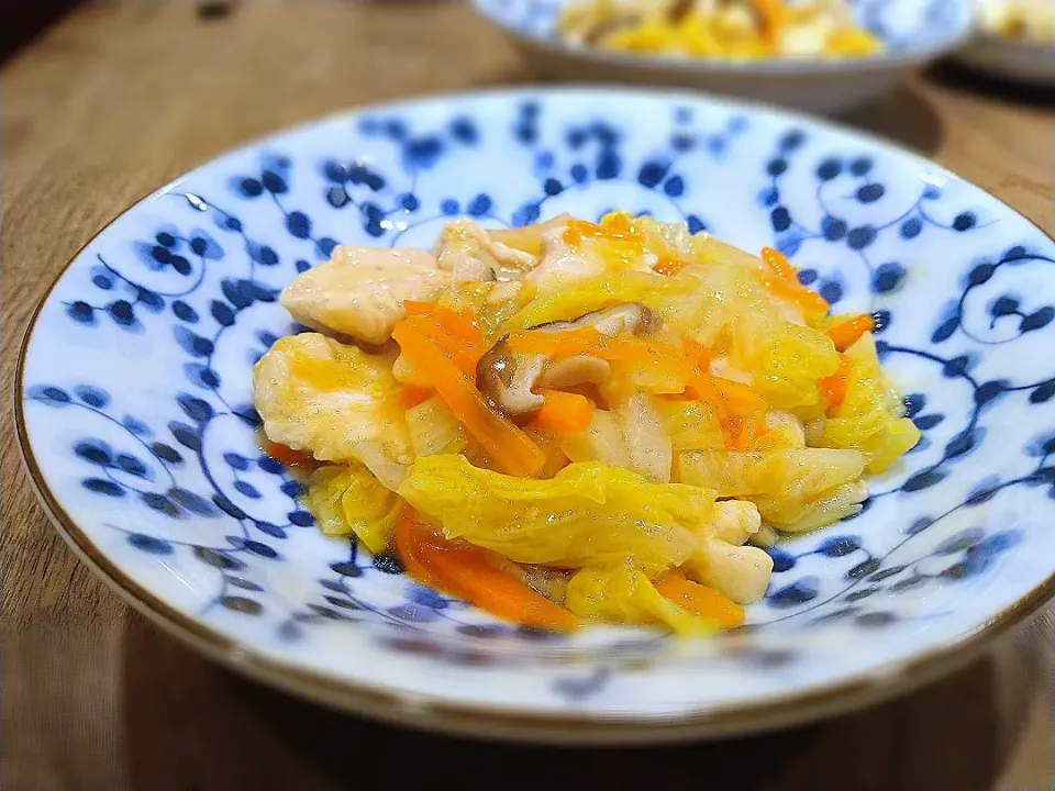 白菜と鶏むね肉のとろみ煮|古尾谷りかこさん