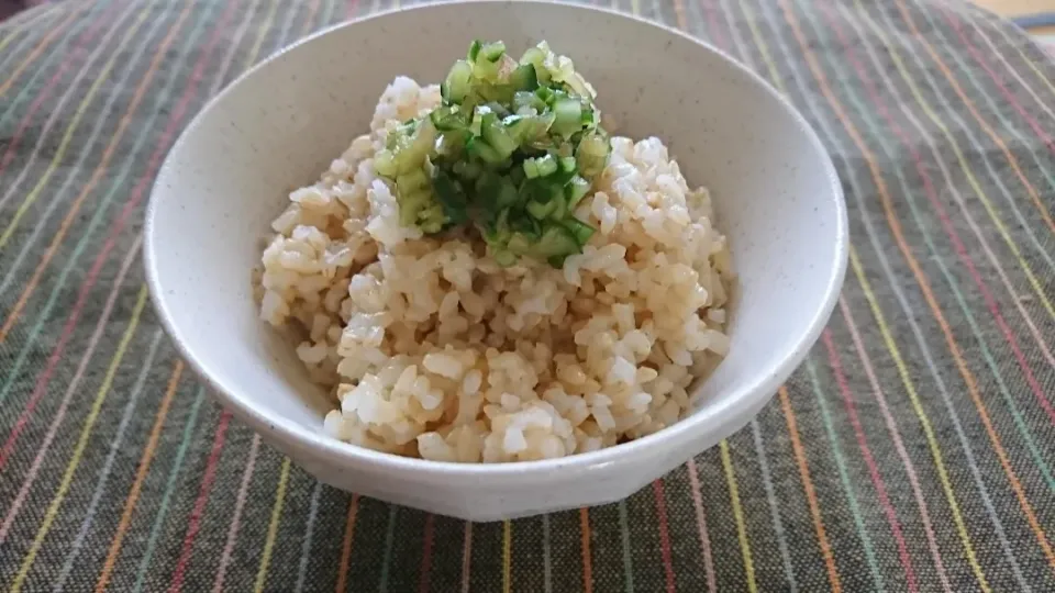 身体を思って玄米ご飯|ダム子さん