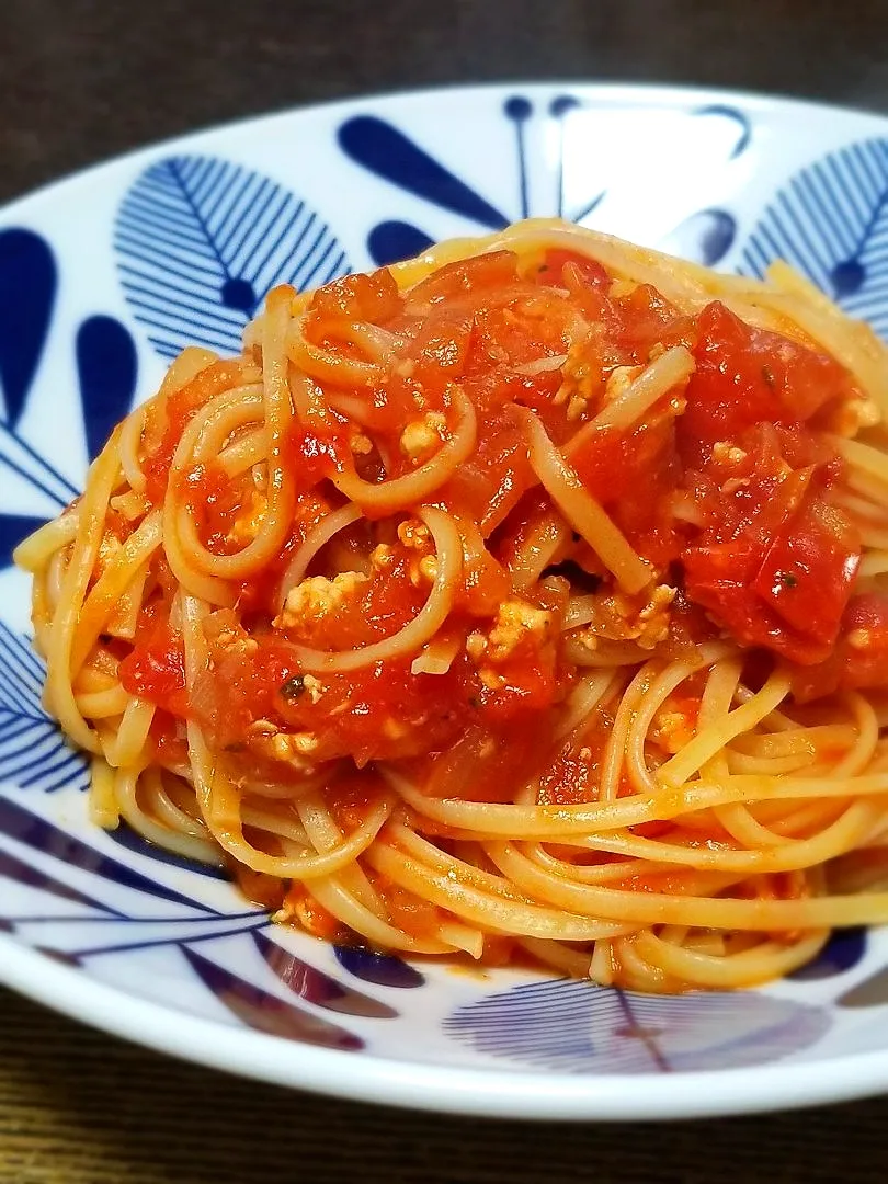 パパ作👨トマトソースパスタ|ぱんだのままんさん