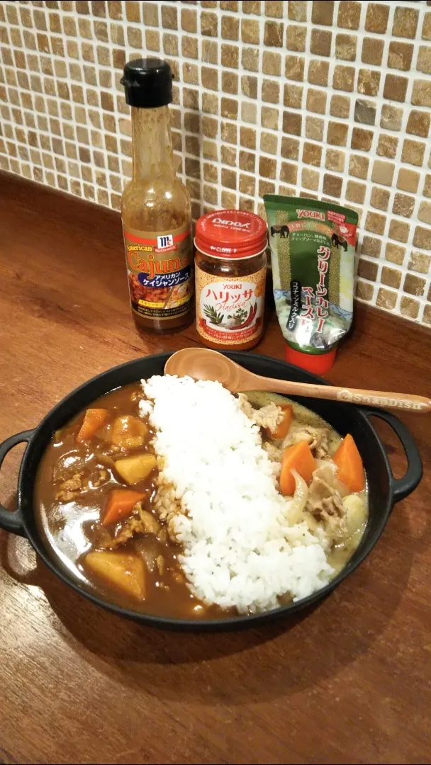 ハーフ&ハーフ欲張り🍛カレー|きみちさん