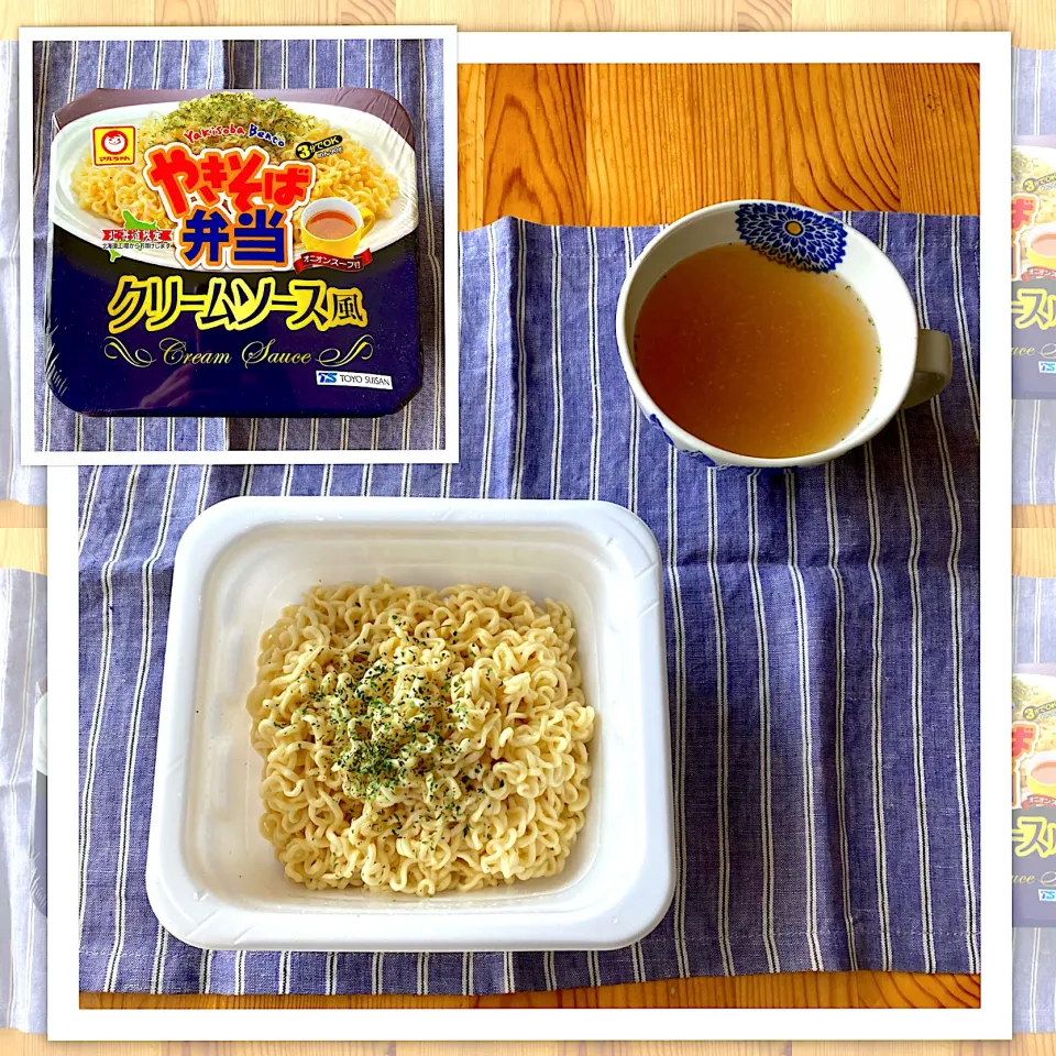 やきそば弁当　クリームソース風|sayaさん