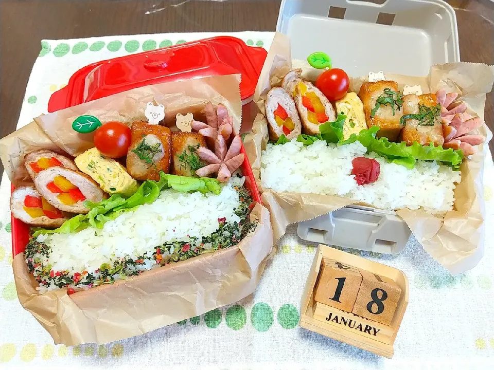 🍱今日の息子達のお弁当|tomoさん