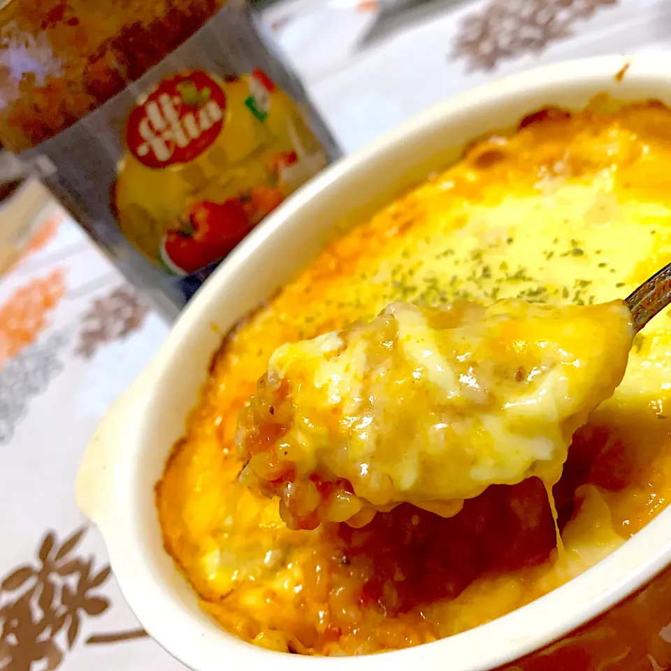 トマトパスタソースでトマトリゾットドリア|奏 kanadeさん