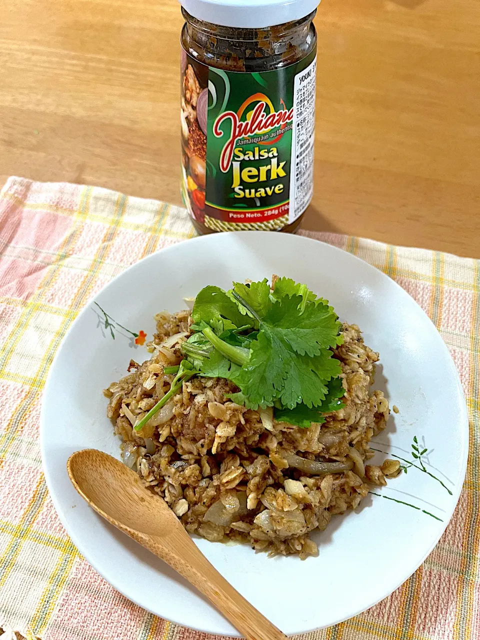 ジャークチキンオートミール炒飯|めぐみさん