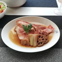 Snapdishの料理写真:糀甘酒で⌈赤魚の煮付け⌋